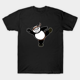 Martial Arts Panda 2 - Brown T-Shirt